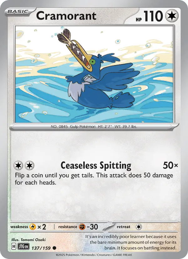 Carta Cramorant 137/159 de Journey Together
