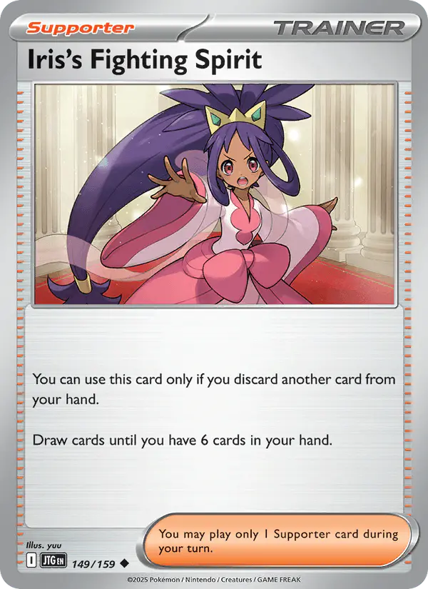 Carta Iris's Fighting Spirit 149/159 de Journey Together