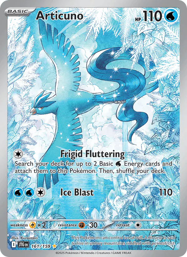Carta Articuno 161/159 de Journey Together