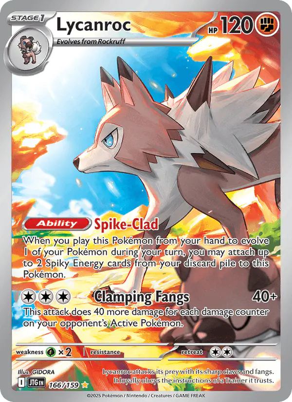 Carta Lycanroc 166/159 de Journey Together