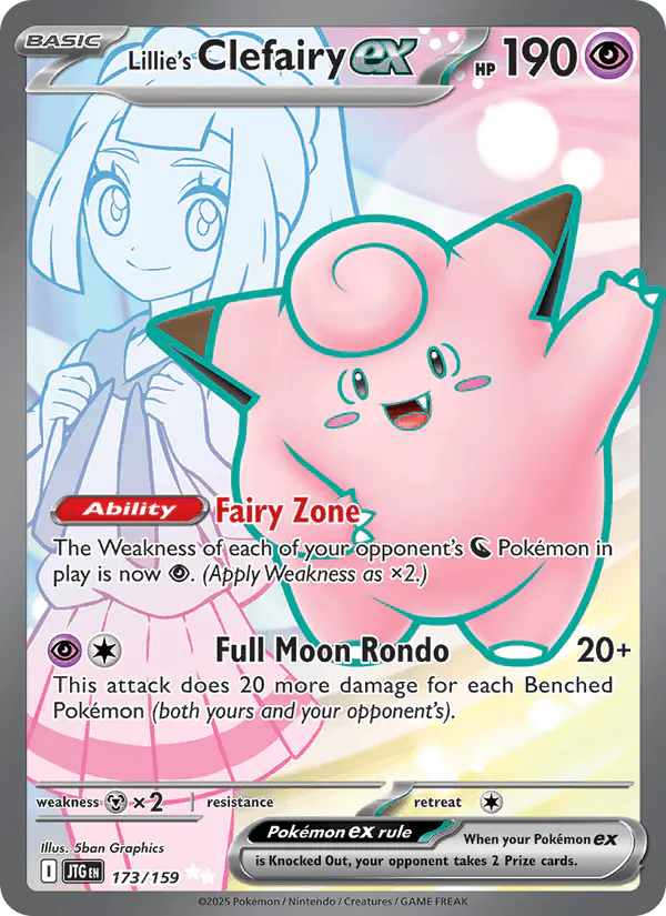 Carta Lillie's Clefairy ex 173/159 de Journey Together