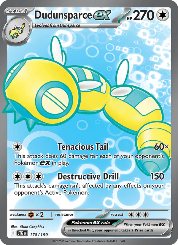 Carta Dudunsparce ex 178/159 de Journey Together