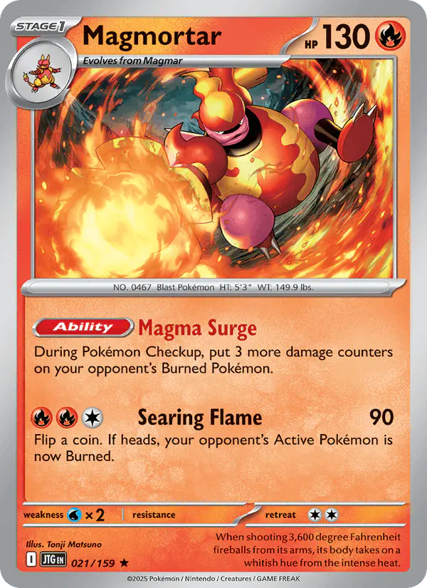 Carta Magmortar 021/159 de Journey Together