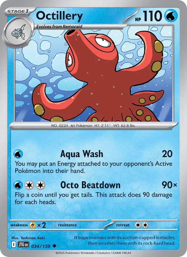 Carta Octillery 034/159 de Journey Together