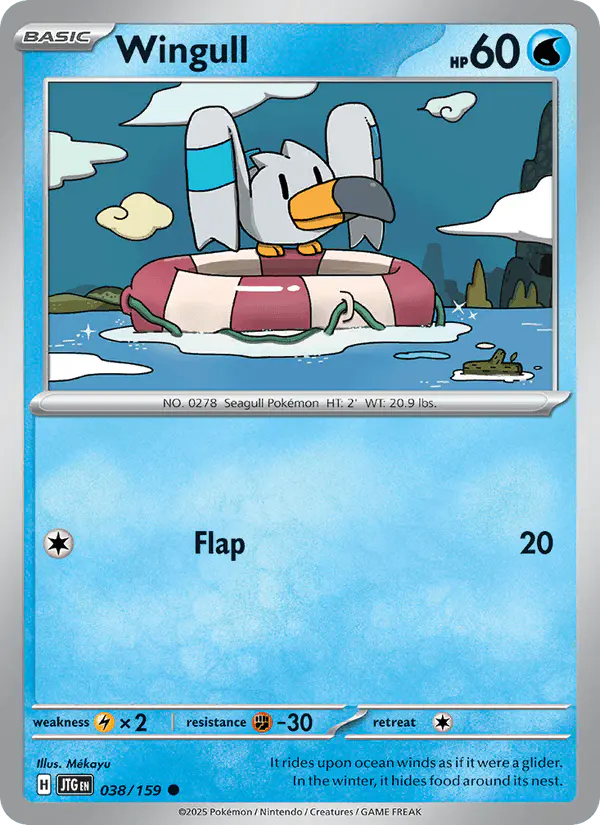 Carta Wingull 038/159 de Journey Together