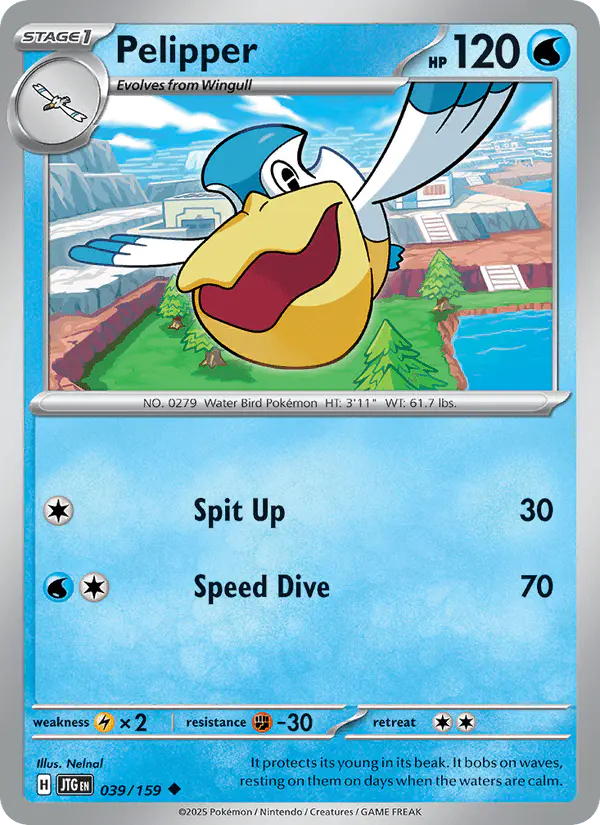 Carta Pelipper 039/159 de Journey Together
