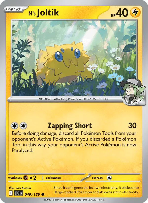 Carta N's Joltik 049/159 de Journey Together