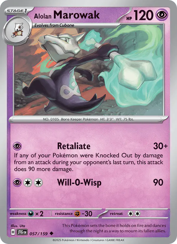 Carta Alolan Marowak 057/159 de Journey Together