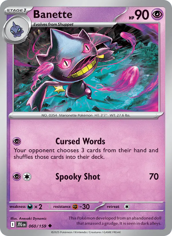 Carta Banette 060/159 de Journey Together