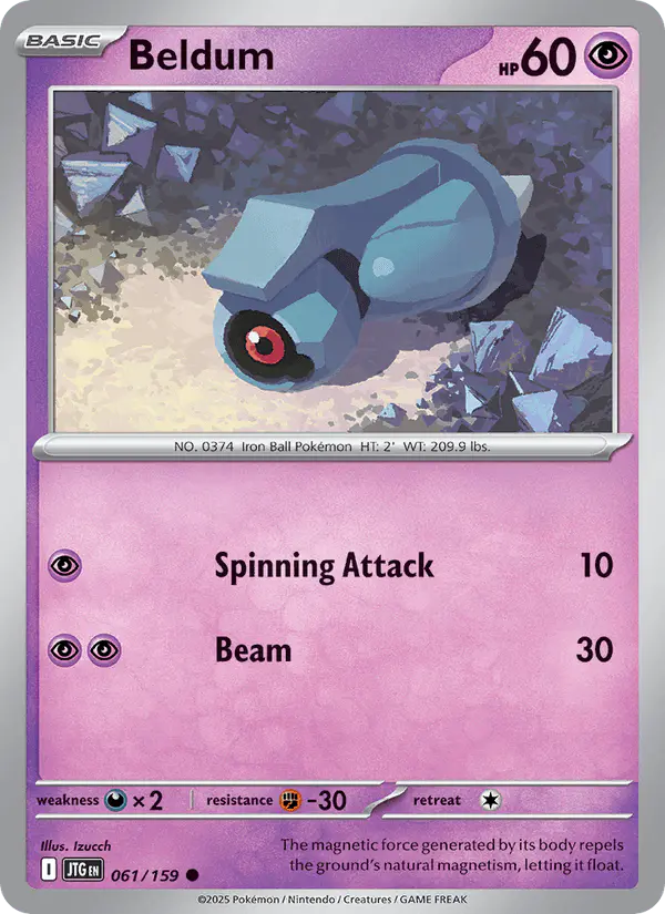 Carta Beldum 061/159 de Journey Together