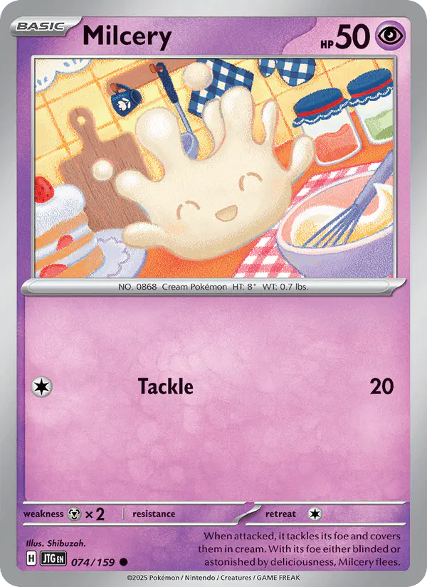 Carta Milcery 074/159 de Journey Together