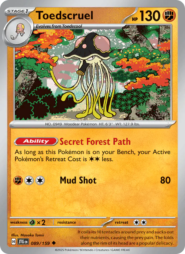 Carta Toedscruel 089/159 de Journey Together