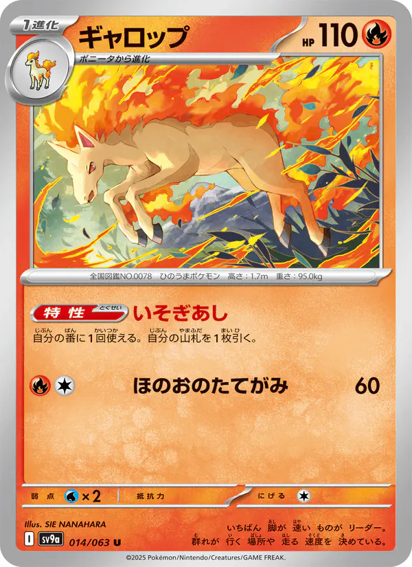 Carta ギャロップ 014/063 de 熱風のアリーナ