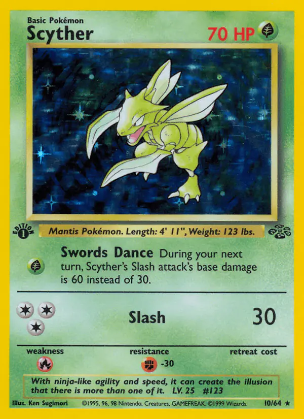 Carta Scyther 10/64 de Jungle