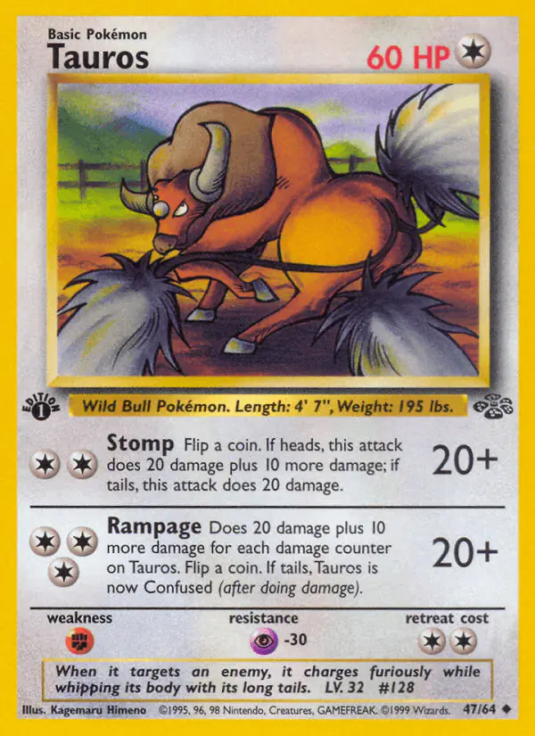 Carta Tauros 47/64 de Jungle