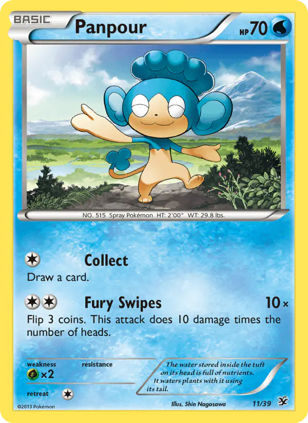 Carta Panpour 11/39 de Kalos Starter Set