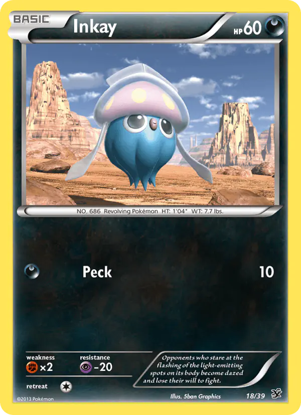 Carta Inkay 18/39 de Kalos Starter Set