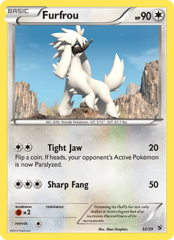 Carta Furfrou 32/39 de Kalos Starter Set