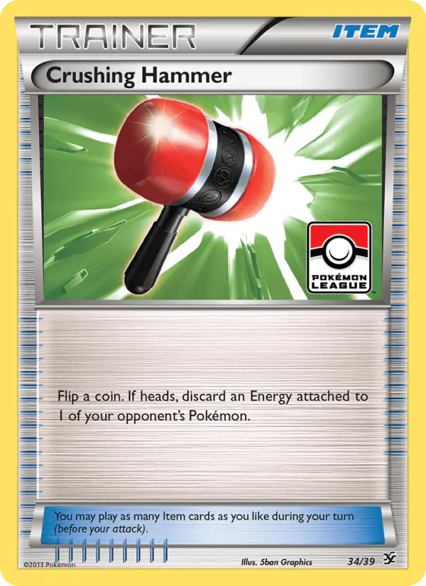 Carta Crushing Hammer 34/39 de Kalos Starter Set