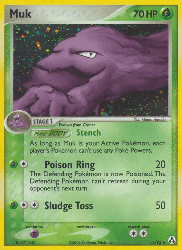 Carta Muk 11/92 de Legend Maker