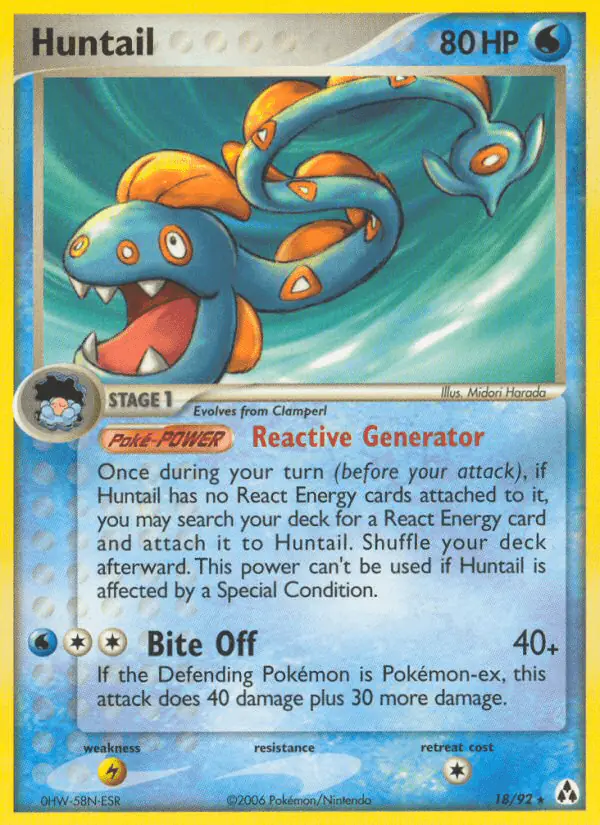 Carta Huntail 18/92 de Legend Maker
