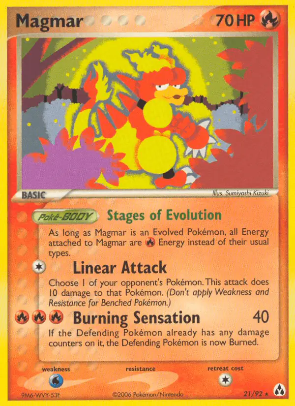 Carta Magmar 21/92 de Legend Maker