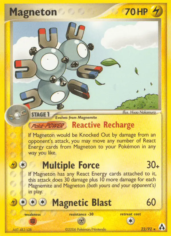 Carta Magneton 22/92 de Legend Maker