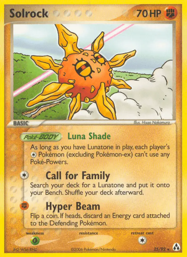 Carta Solrock 25/92 de Legend Maker