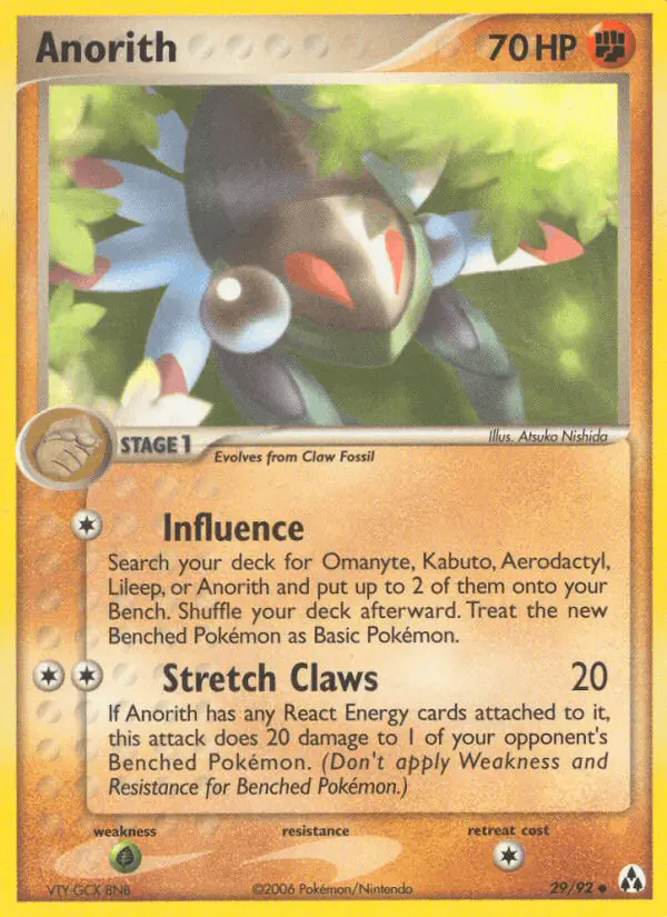 Carta Anorith 29/92 de Legend Maker