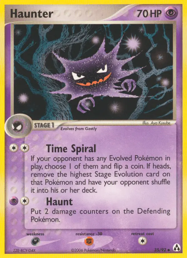Carta Haunter 35/92 de Legend Maker