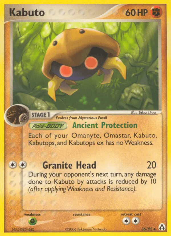 Carta Kabuto 36/92 de Legend Maker