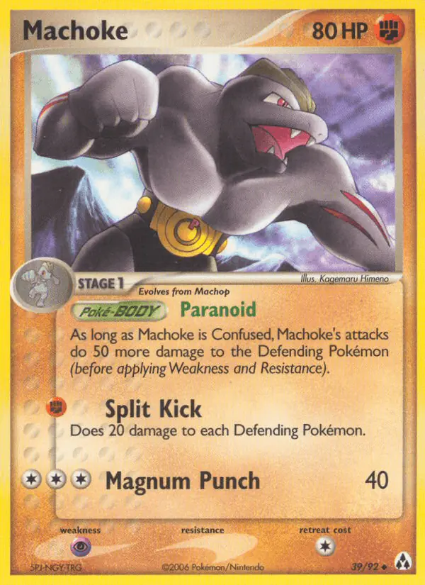 Carta Machoke 39/92 de Legend Maker