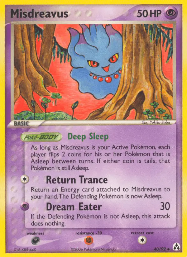 Carta Misdreavus 40/92 de Legend Maker