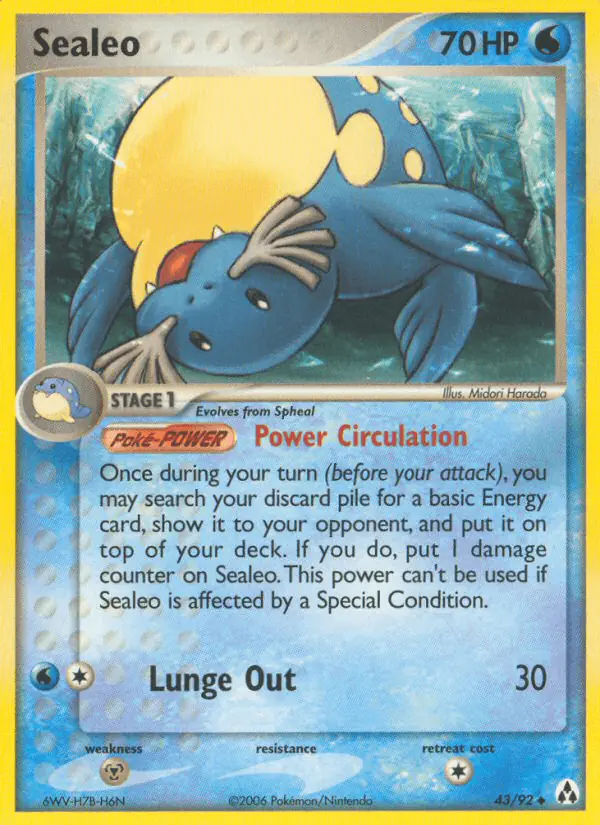 Carta Sealeo 43/92 de Legend Maker