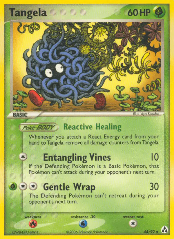 Carta Tangela 44/92 de Legend Maker