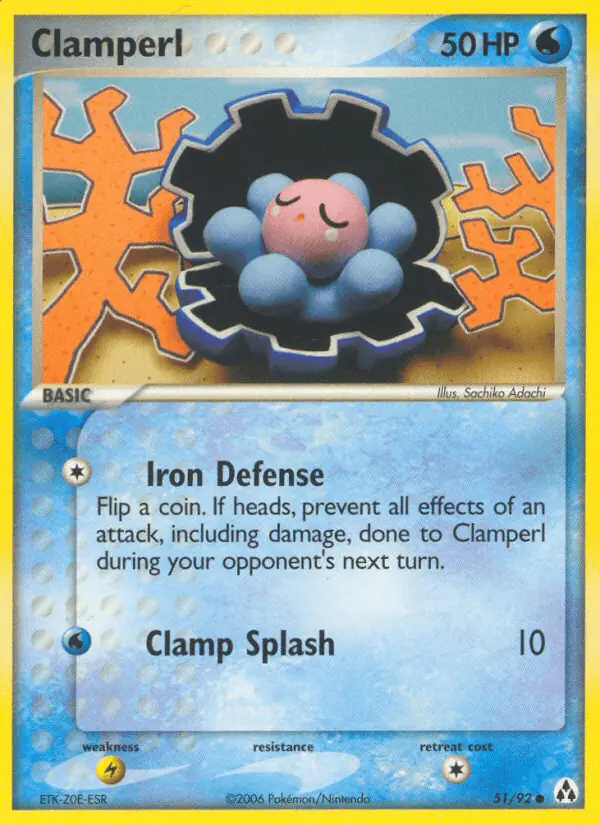 Carta Clamperl 51/92 de Legend Maker