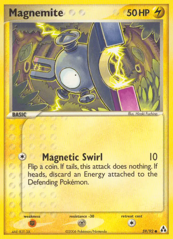 Carta Magnemite 59/92 de Legend Maker