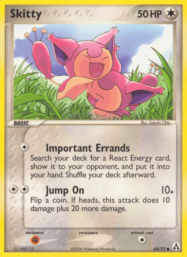 Carta Skitty 64/92 de Legend Maker