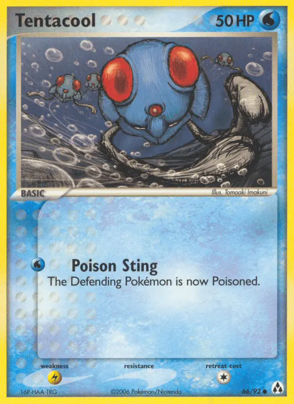 Carta Tentacool 66/92 de Legend Maker