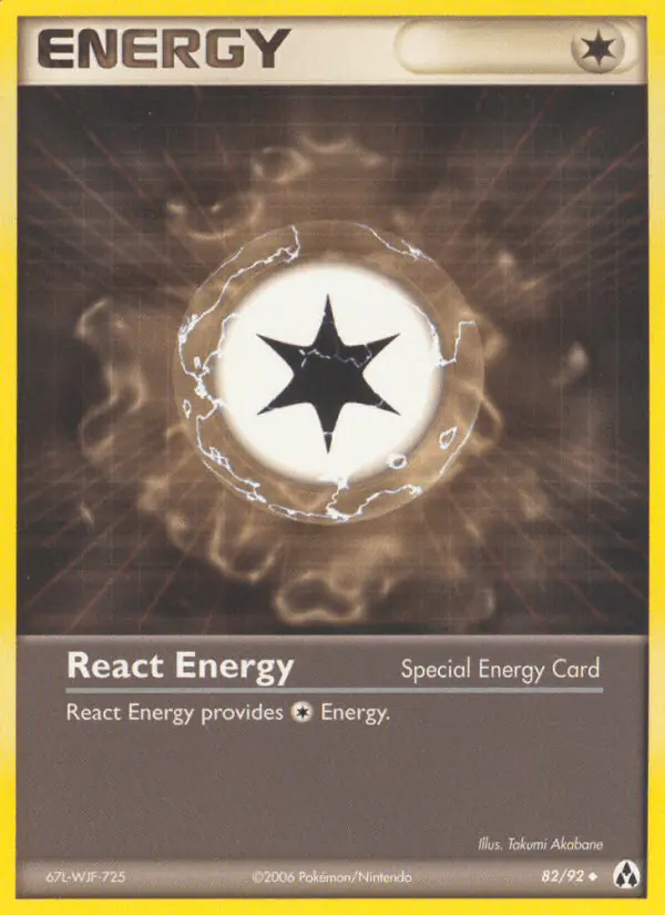 Carta React Energy 82/92 de Legend Maker