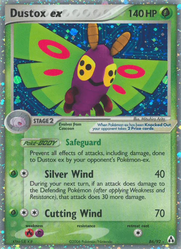Carta Dustox ex 86/92 de Legend Maker