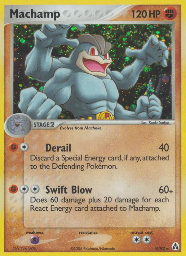 Carta Machamp 9/92 de Legend Maker