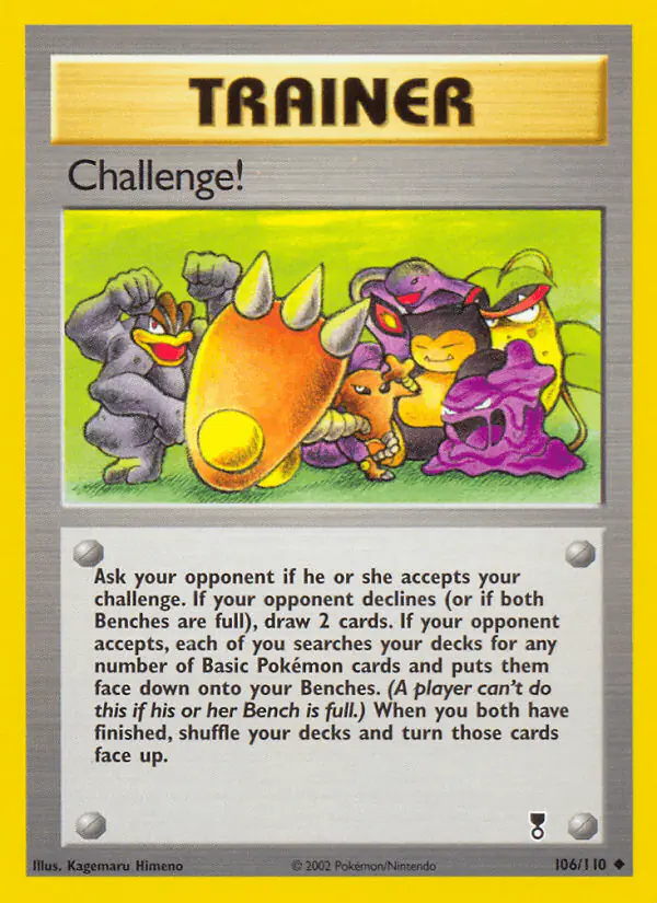 Carta Challenge! 106/110 de Legendary Collection