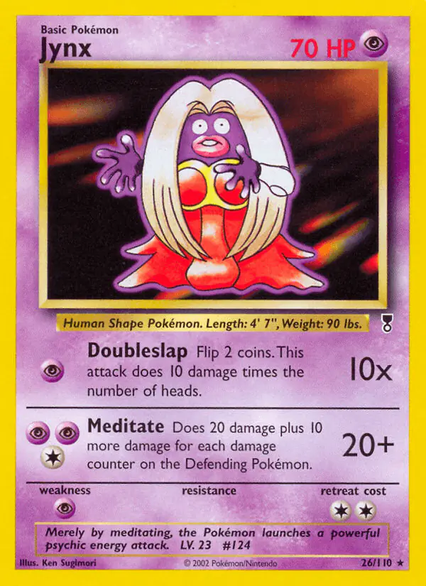 Carta Jynx 26/110 de Legendary Collection
