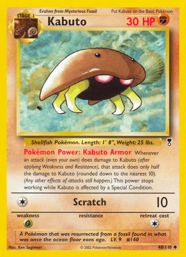 Carta Kabuto 48/110 de Legendary Collection