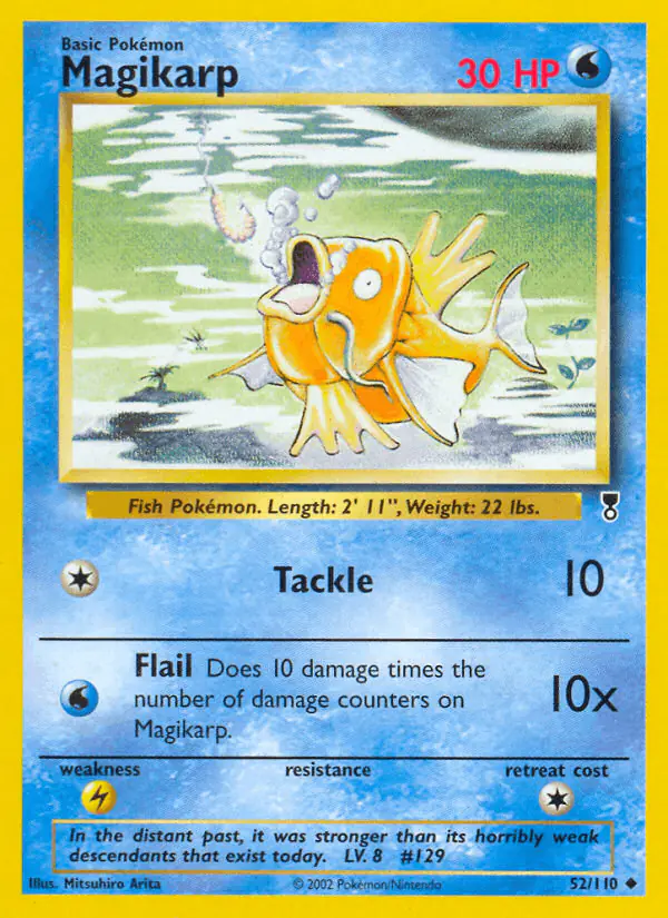 Carta Magikarp 52/110 de Legendary Collection