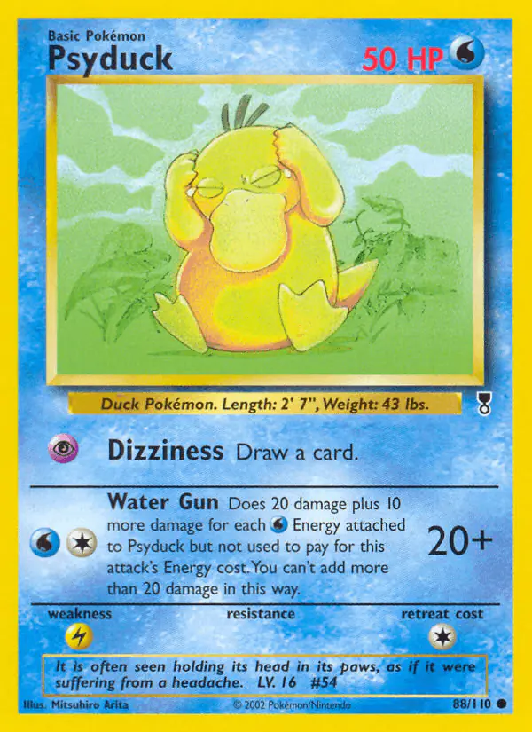 Carta Psyduck 88/110 de Legendary Collection