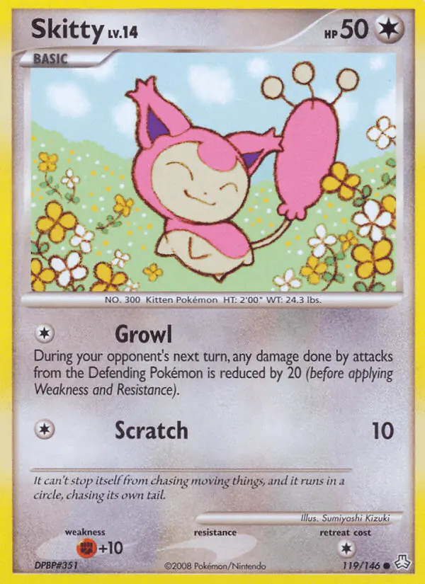 Carta Skitty 119/146 de Legends Awakened