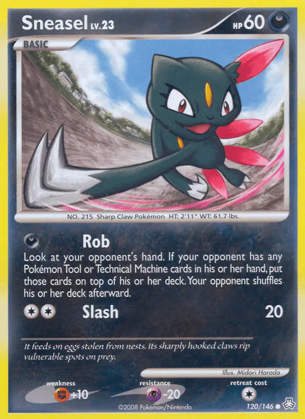 Carta Sneasel 120/146 de Legends Awakened
