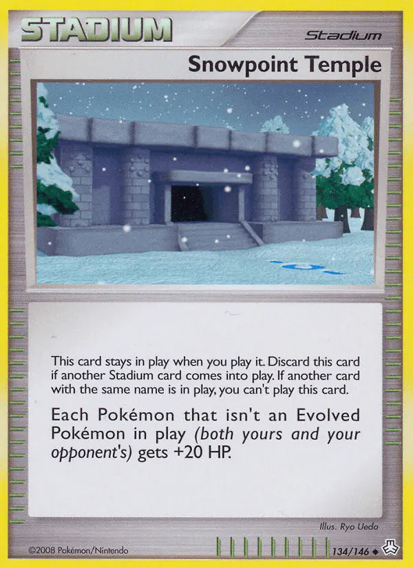 Carta Snowpoint Temple 134/146 de Legends Awakened